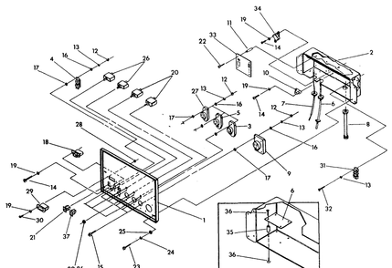 Control Panel Diagram and Parts List for 9807-2-MC  Briggs and Stratton Generator